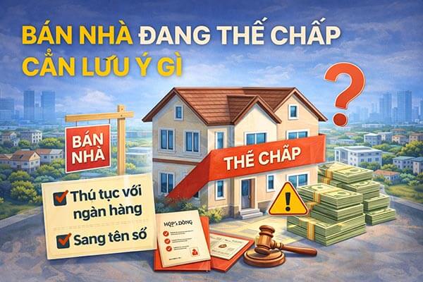 Bán nhà đang thế chấp quy trình giải chấp - cần làm trước khi bán