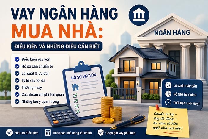 Vay ngân hàng mua nhà điều kiện và những điều cần biết