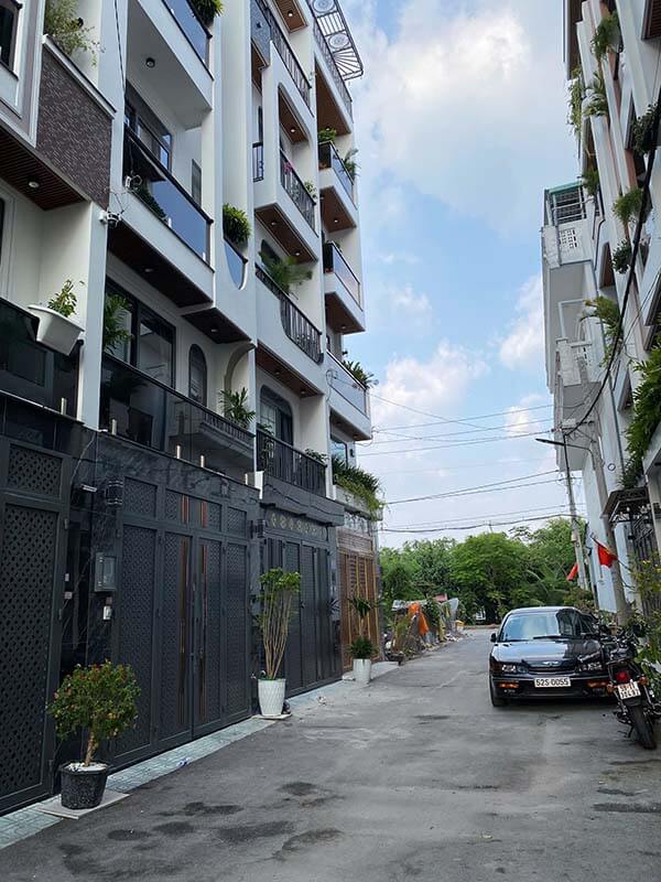 Nhà 5 tầng đường Thạnh Xuân 25 Quận 12, 53.5m² (4x13.5), 6.45 tỷ, 4 phòng ngủ